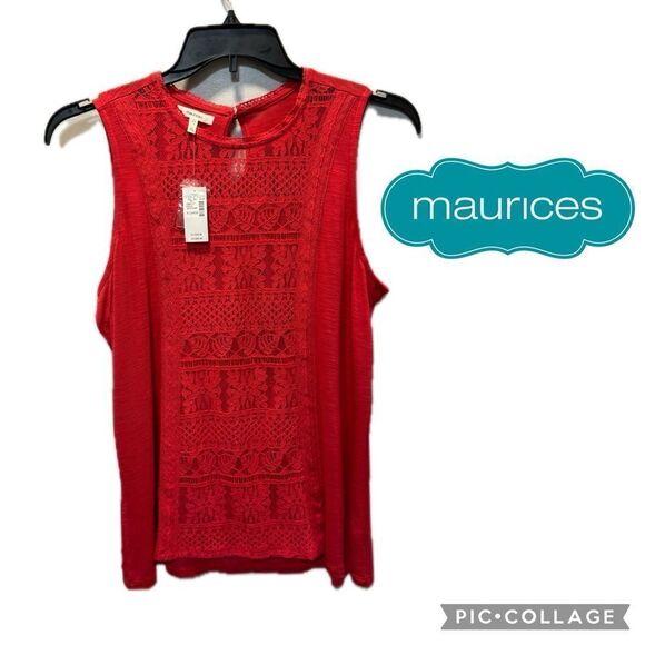 $5 item /NWT Maurices textured tank top size XL - Picture 2 of 10